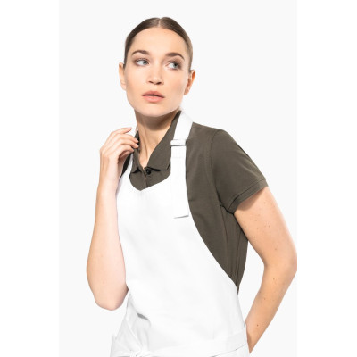 Cotton apron high-temperature washable